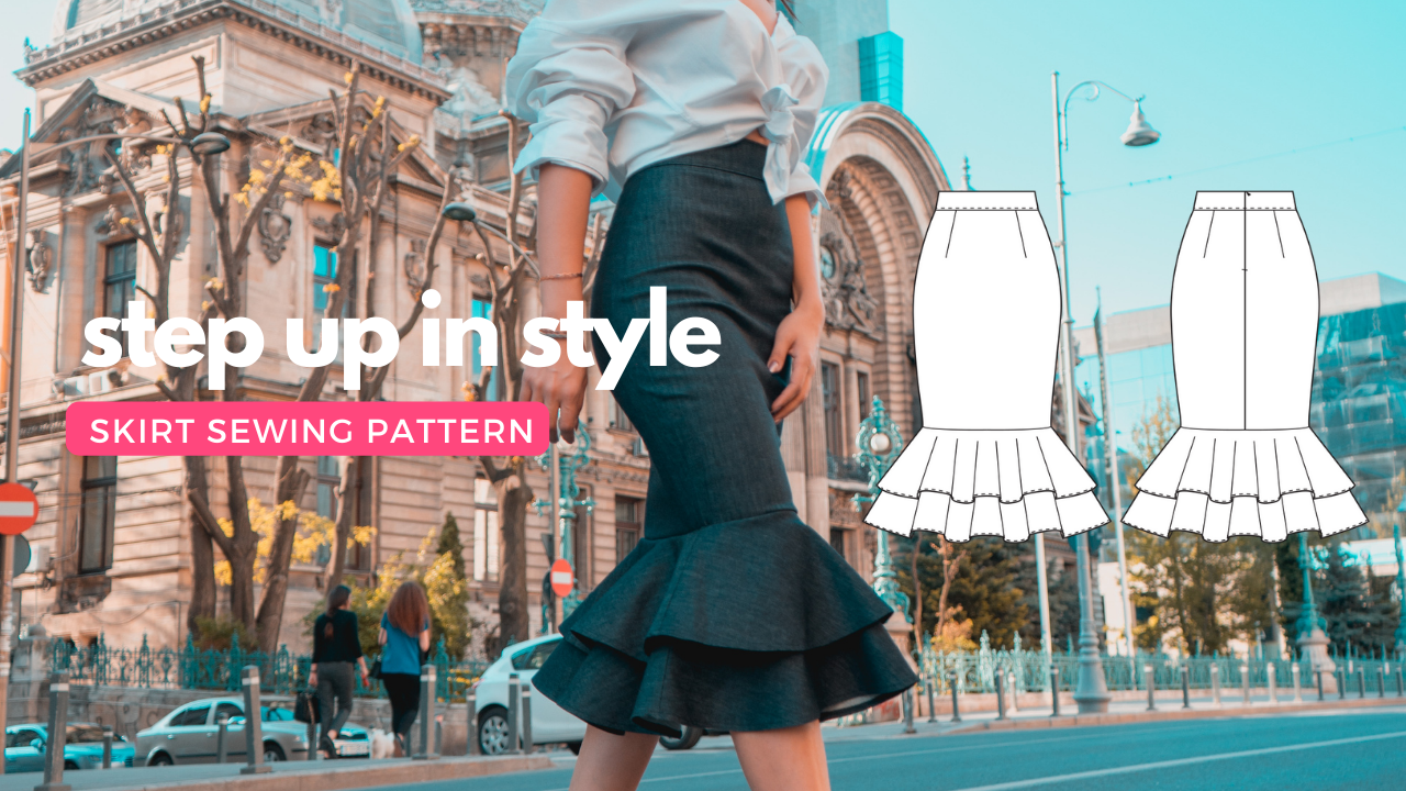 Your dream skirt, brought to life with this mermaid skirt pattern