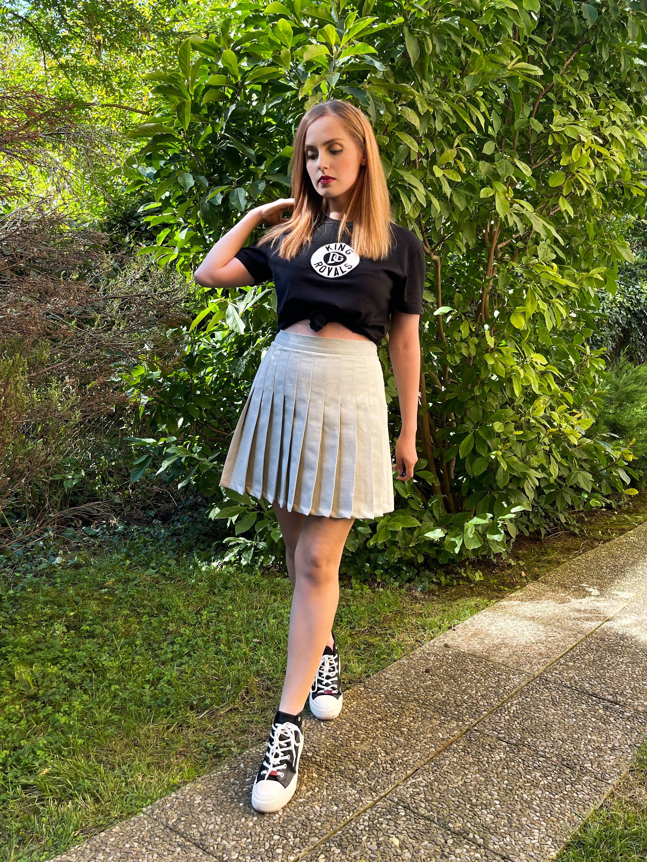 Pattern for pleated tennis skirt best sale